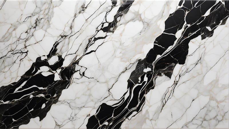 Visual Dynamism: Panda White Marble\'s Striking Contrast. AI Generate royalty free stock images