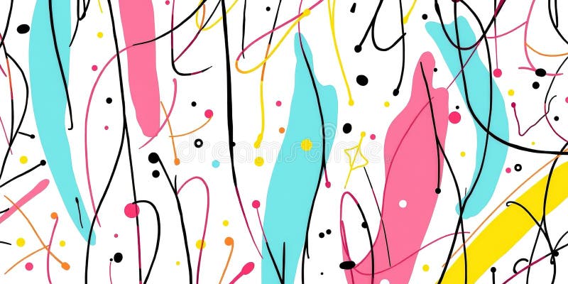 A Visual Symphony of Healthcare Intricate Scribble Art Unveiling Complex Medical Concepts royalty free illustration