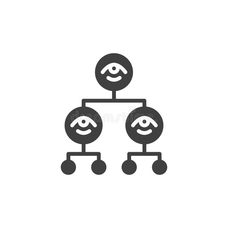 Visual workflow vector icon. filled flat sign for mobile concept and web design. Visual Hierarchy glyph icon. Symbol, logo illustration. Vector graphics