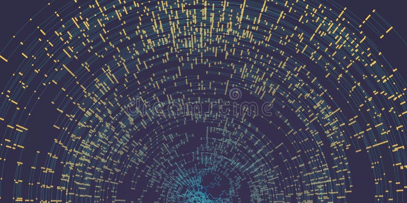 Visualización de datos grandes Ejemplo de Vectort ilustración del vector Visualización de datos grandes Ejemplo de Vectort ilustración del vector