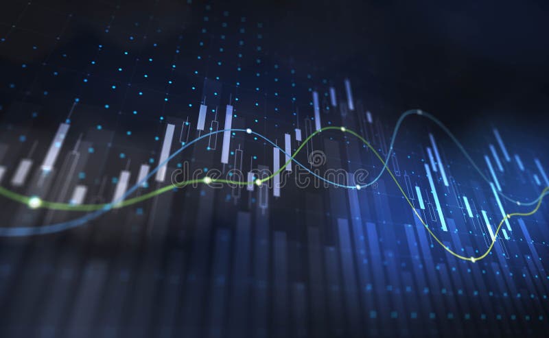 Visualización dinámica de datos con tendencias y análisis del mercado libre illustration