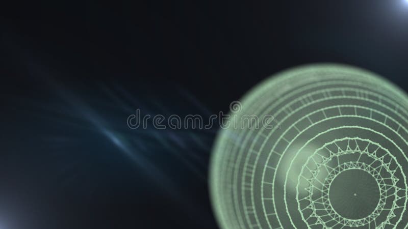 Visualization of data warehouse with bytes of files and data around the globe. vector illustration