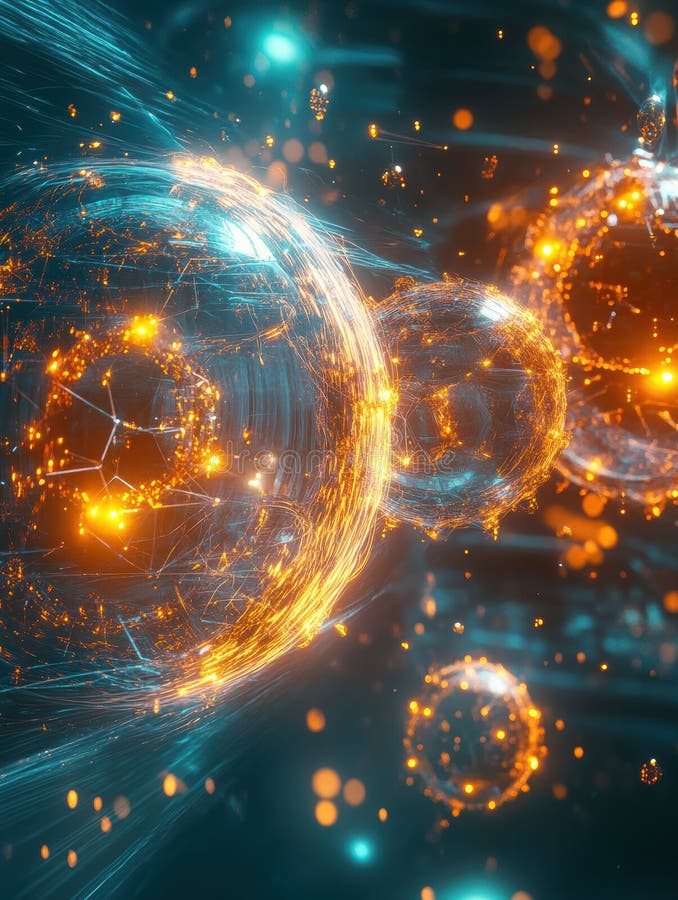 Visualization shows antibodies actively targeting and neutralizing various pathogens in a dynamic representation of stock image