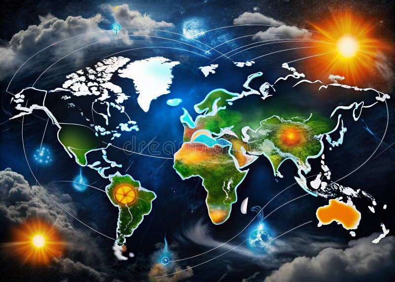 Visualizing Global Weather Patterns A Comprehensive World Meteorological Chart Displaying Atmospheric Pressure. This detailed silhouette map provides a comprehensive overview of global weather patterns. It s a visually engaging representation of meteorological data, offering a snapshot of atmospheric pressure, temperature variations, wind currents, precipitation distribution, and the complex interplay of climate change. The map effectively illustrates how these factors influence weather phenomena across