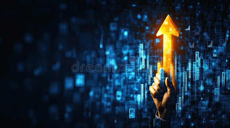 Visualizzazione crescita generata AIG royalty illustrazione gratis