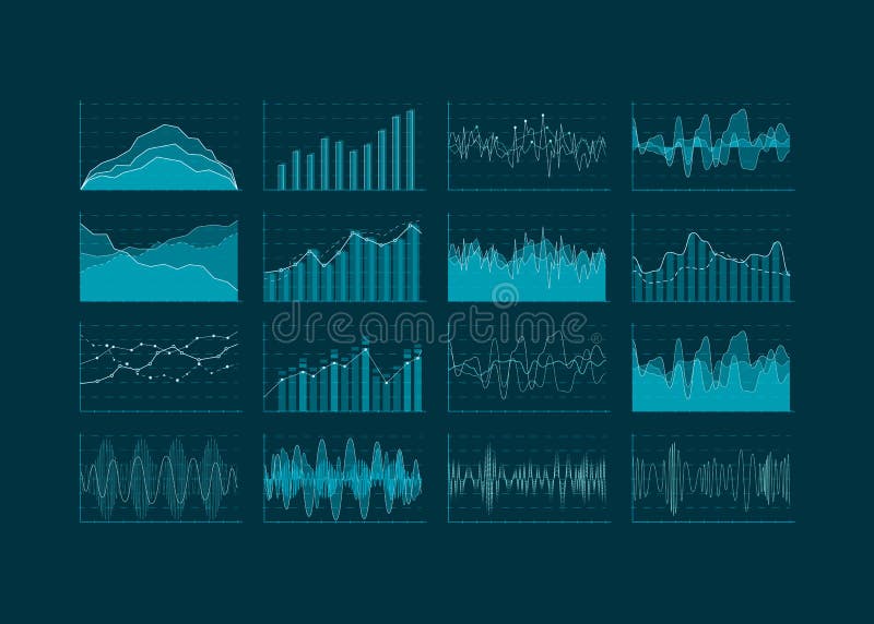 Visualizzazione di analisi dei dati Insieme di HUD e degli elementi infographic Interfaccia utente futuristica Illustrazione di v illustrazione di stock Visualizzazione di analisi dei dati Insieme di HUD e degli elementi infographic Interfaccia utente futuristica Illustrazione di v illustrazione di stock