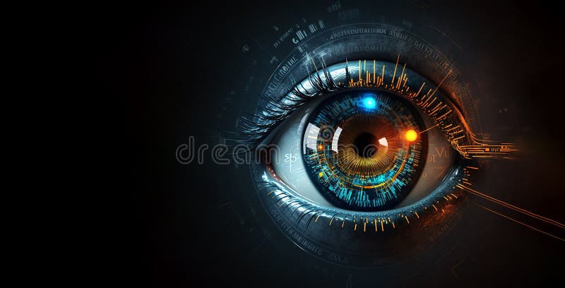 Visualizzazione visiva delle informazioni digitali illustrazione vettoriale