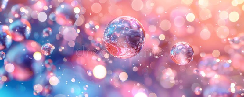 Bule lichide colorate abstracte cu fond solid în nuanțe vibrante stock photography
