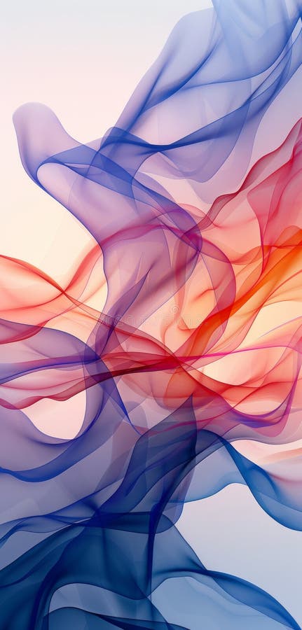 Unde colorate abstracte care creează un model dinamic și vibrant royalty free stock photo