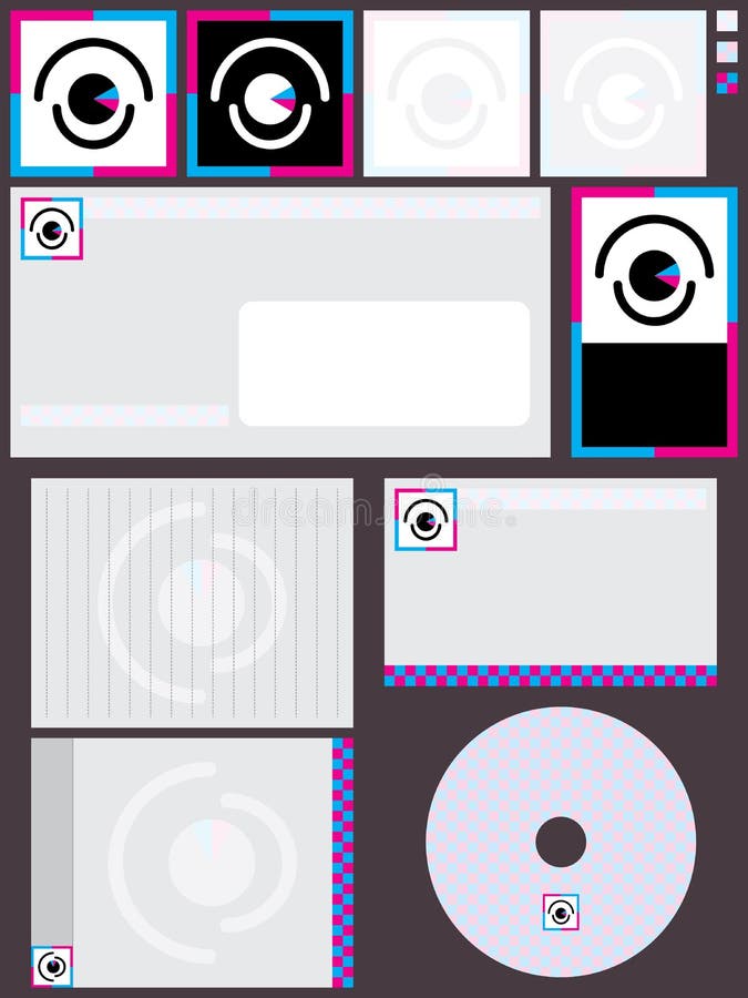 Visão Logo Set ilustração do vetor Visão Logo Set ilustração do vetor