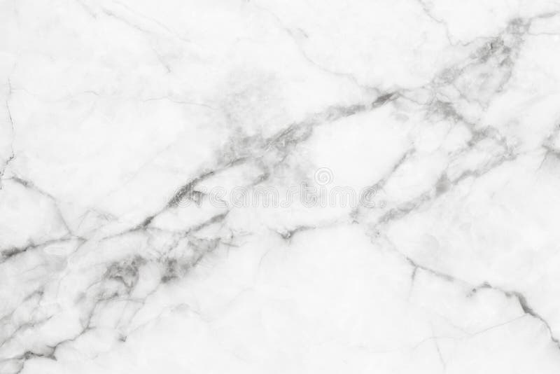 Vit marmortextur, detaljerad struktur av marmor i naturligt mönstrat för bakgrund och design arkivfoto