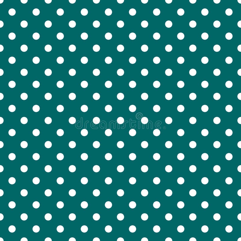Vit punktmönster för polka texturerad blå bakgrund. stock illustrationer