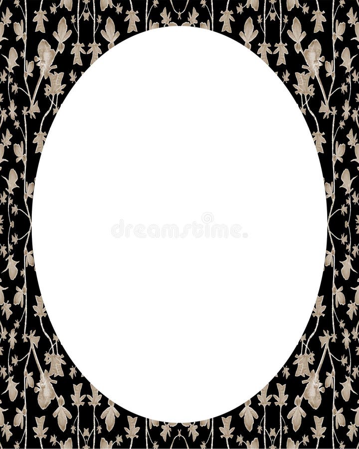Vit rambakgrund för cirkel med dekorerade gränser stock illustrationer Vit rambakgrund för cirkel med dekorerade gränser stock illustrationer