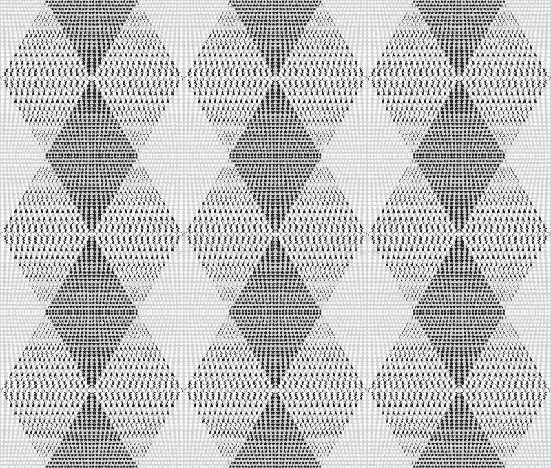 Vit sömlös textur Rengöringsdukbakgrund med romber, stjärnor vektor illustrationer Vit sömlös textur Rengöringsdukbakgrund med romber, stjärnor vektor illustrationer