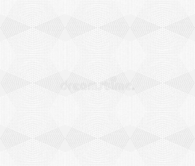 Vit sömlös textur Rengöringsdukbakgrund med romber, stjärnor royaltyfri illustrationer Vit sömlös textur Rengöringsdukbakgrund med romber, stjärnor royaltyfri illustrationer