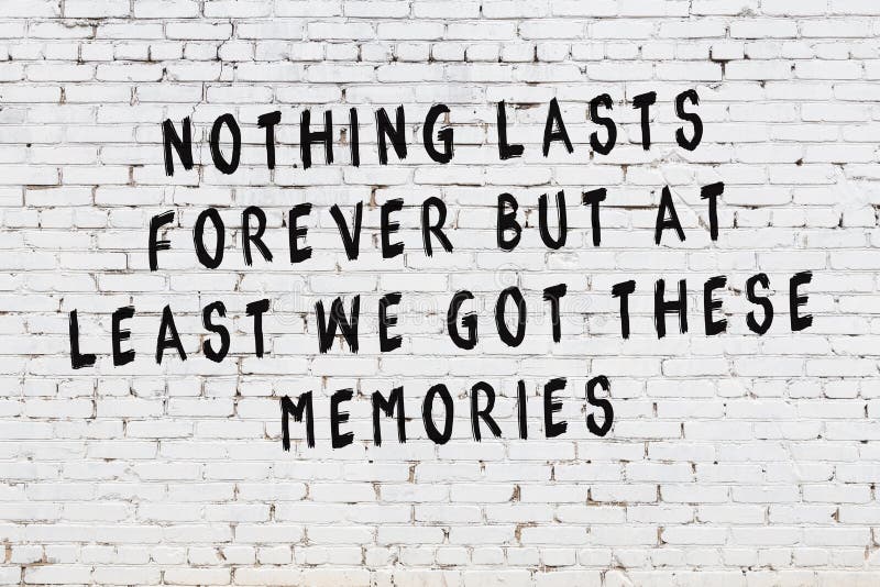 Vit tegelstenv?gg med den m?lade svarta motivational citationsteckeninskriften stock illustrationer Vit tegelstenv?gg med den m?lade svarta motivational citationsteckeninskriften stock illustrationer
