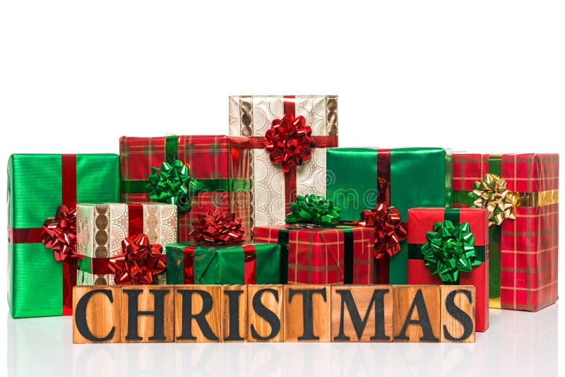 vita bakgrundsjulpresents arkivfoto vita bakgrundsjulpresents arkivfoto