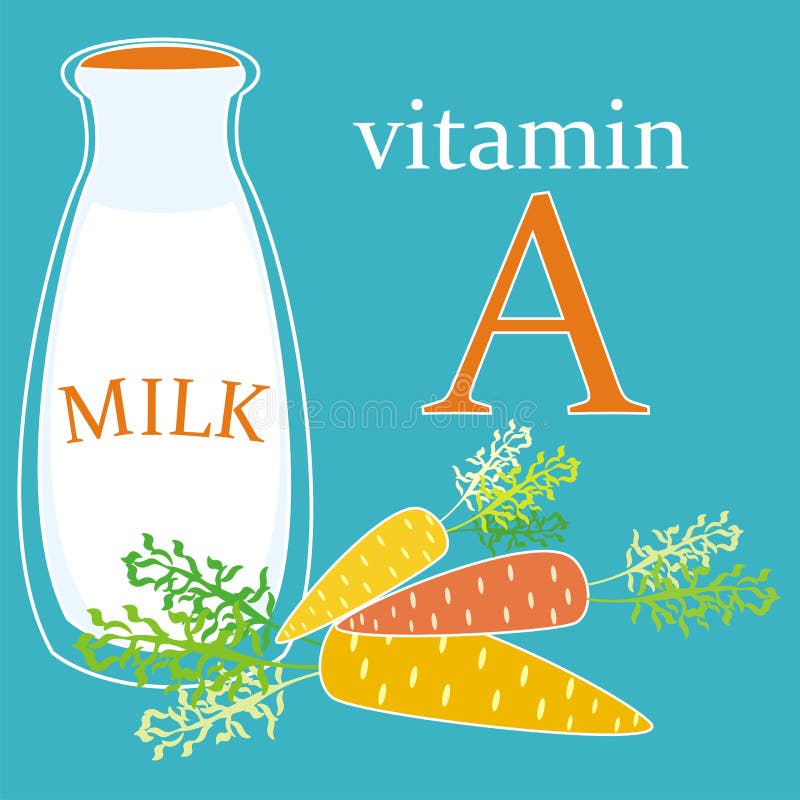 Vitamin a stock illustration. Illustration of diet, edible 23175697