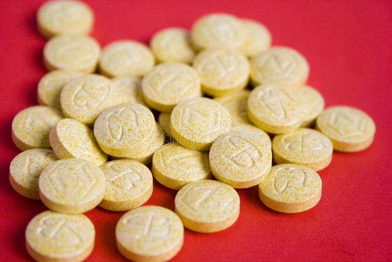 Vitamin B Tablets stock image. Image of care, drug, folic 5462199