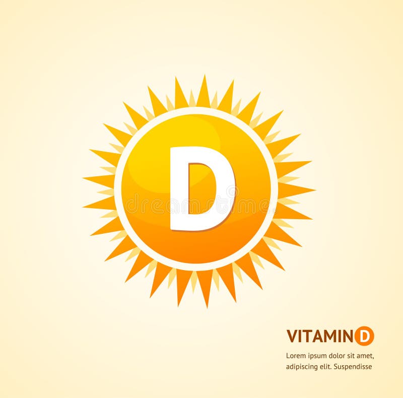 Download Vitamin D3 Label And Icon. Chemical Formula And Structure ...