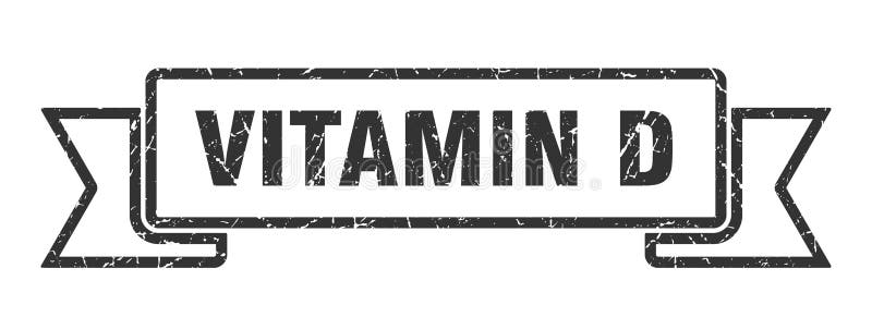 Vitamina d fita. sinal da banda vitamin d grunge.