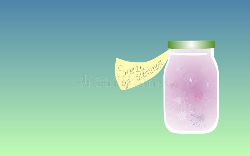 Vitamine per l'anima 4 Illustrazione allegorica Medicina per l'anima Profumi di estate royalty illustrazione gratis Vitamine per l'anima 4 Illustrazione allegorica Medicina per l'anima Profumi di estate royalty illustrazione gratis