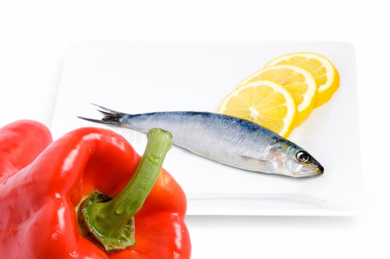 Vitamins and sardine stock image. Image of close, fishing 1929553