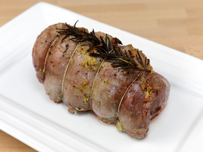 Mini Arrosto di Vitello fotografia stock