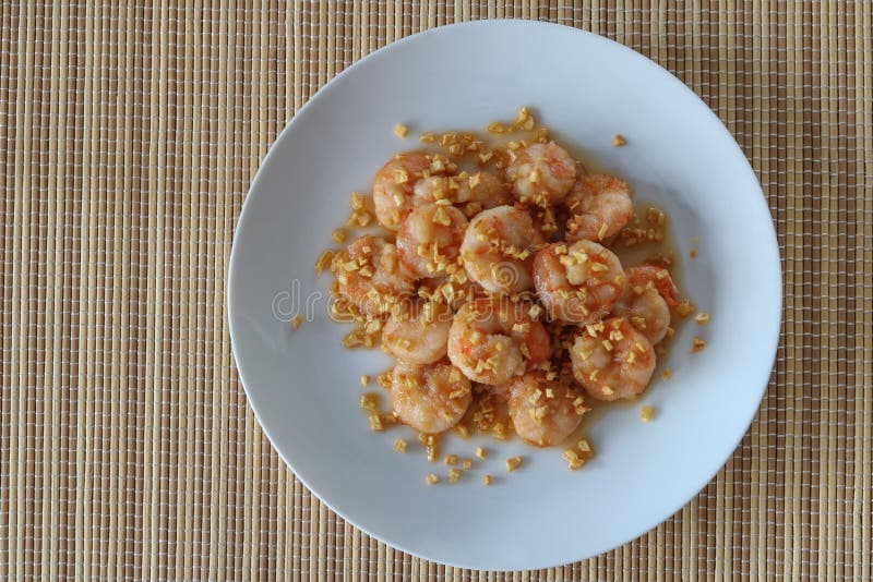 Vitlök- och pepparräka royaltyfria bilder Vitlök- och pepparräka royaltyfria bilder