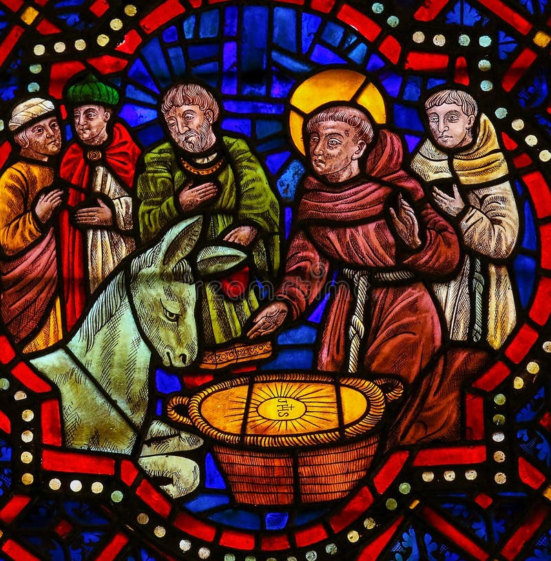 Vitral en la catedral de León, España imagenes de archivo Vitral en la catedral de León, España imagenes de archivo