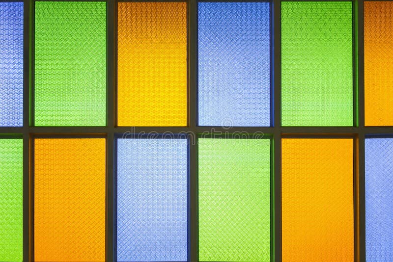Vitraux colorés de tache photo libre de droits Vitraux colorés de tache photo libre de droits