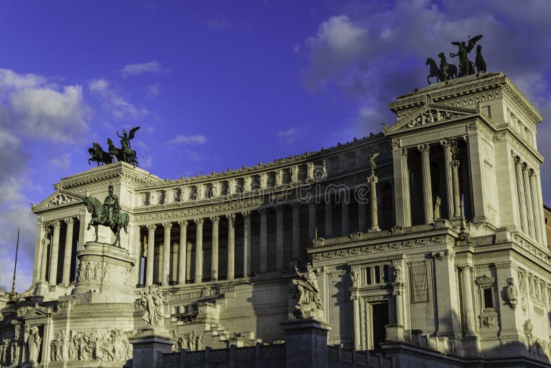 Vittoriano stock photo. Image of cloud, rome, historical 83128826