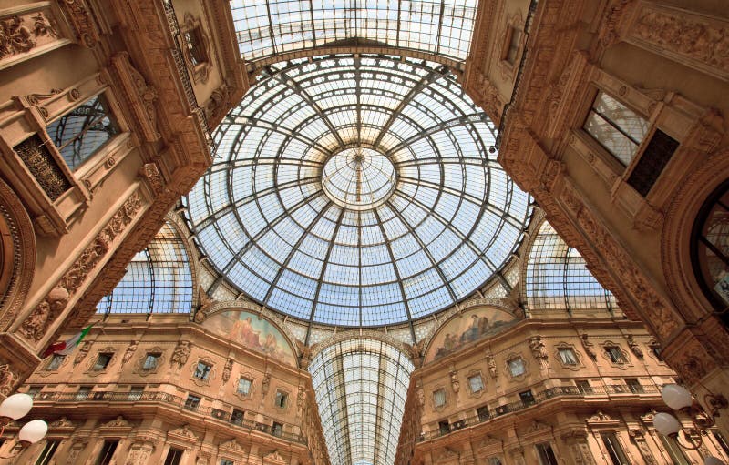 The Galleria Vittorio Emanuele II is a covered arcade situated on the northern side of the Piazza del Duomo in Milan. The Galleria Vittorio Emanuele II is a covered arcade situated on the northern side of the Piazza del Duomo in Milan.