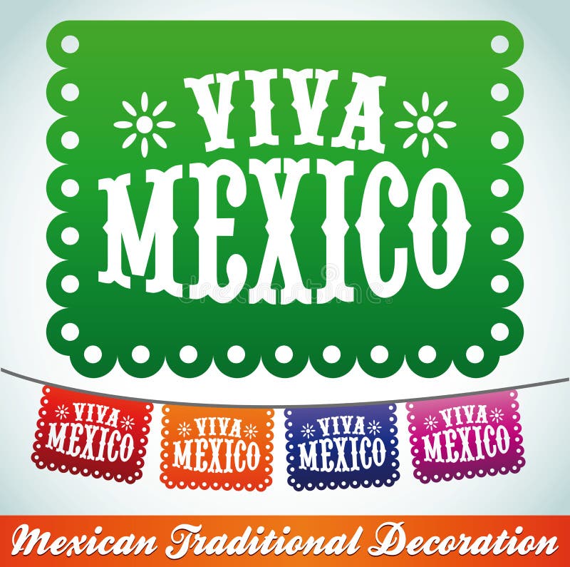 Viva Mexico - Mexicaanse vakantie royalty-vrije illustratie Viva Mexico - Mexicaanse vakantie royalty-vrije illustratie