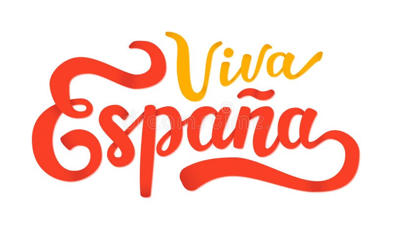 Lettering Spain Flag Stock Illustrations – 485 Lettering Spain