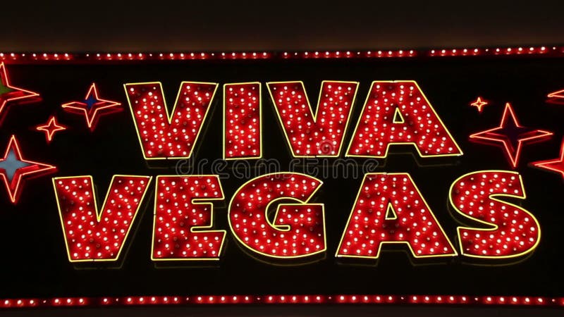 Viva Vegas sign in Las Vegas, USA, 2017