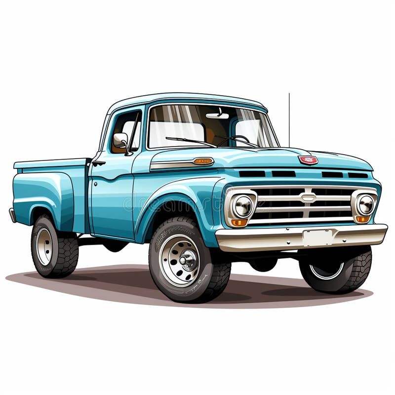 Vivace spirito d'arte pickup illustrazione vettoriale