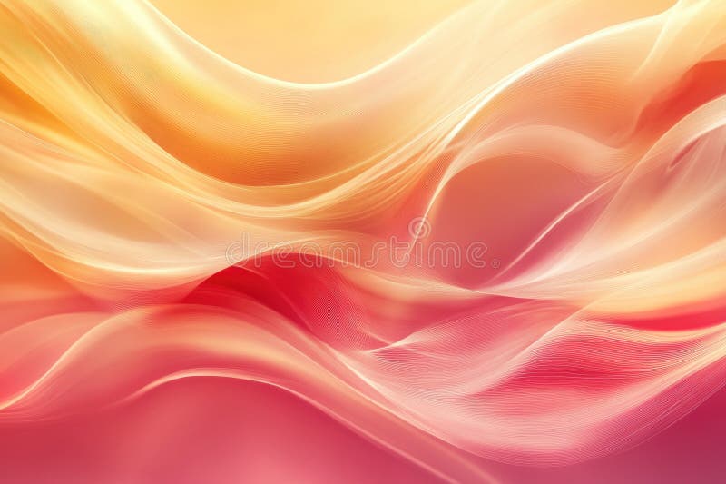 Vivid abstract waves in motion with radiant light and fluid colors royalty free stock photography