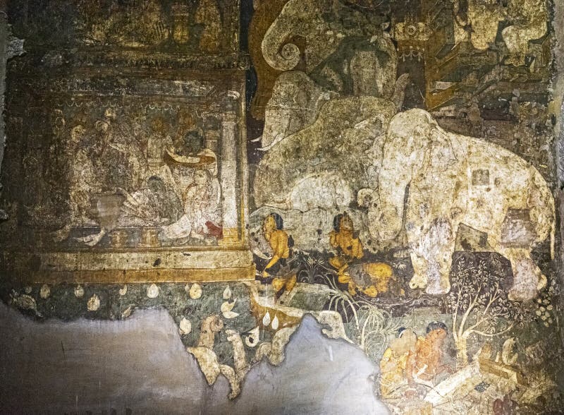 Vivid Colours, Mural Wall-painting the Paintings in the Ajanta Caves ...