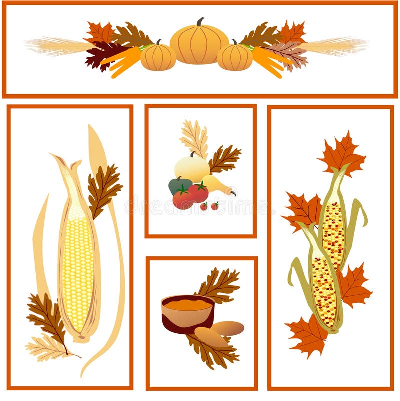 Vivid Harvest Collection vector illustration