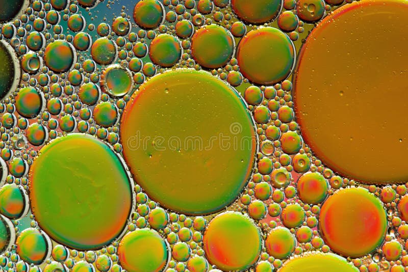 Vivid orange and green trippy abstract background royalty free stock photos