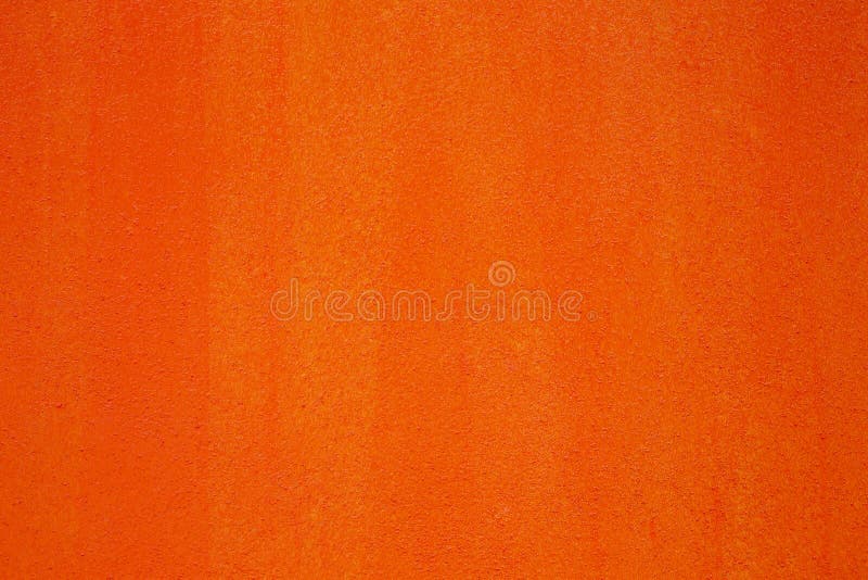 Vivid Orange Wall Texture Background, Abstract Orange Cement Wall