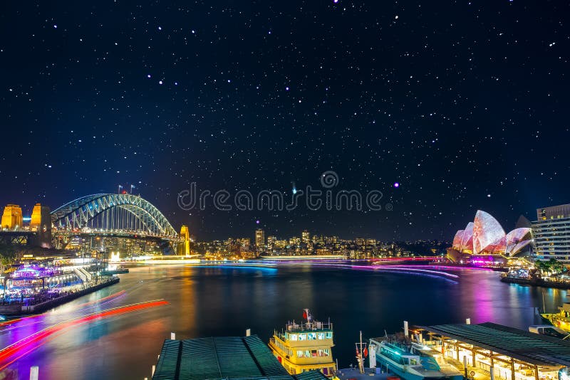 Vivid sydney royalty free stock images Vivid sydney royalty free stock images