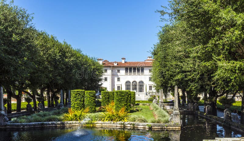 Vizcaya μουσείο και κήπος στο Μαϊάμι, Φλώριδα στοκ εικόνες Vizcaya μουσείο και κήπος στο Μαϊάμι, Φλώριδα στοκ εικόνες
