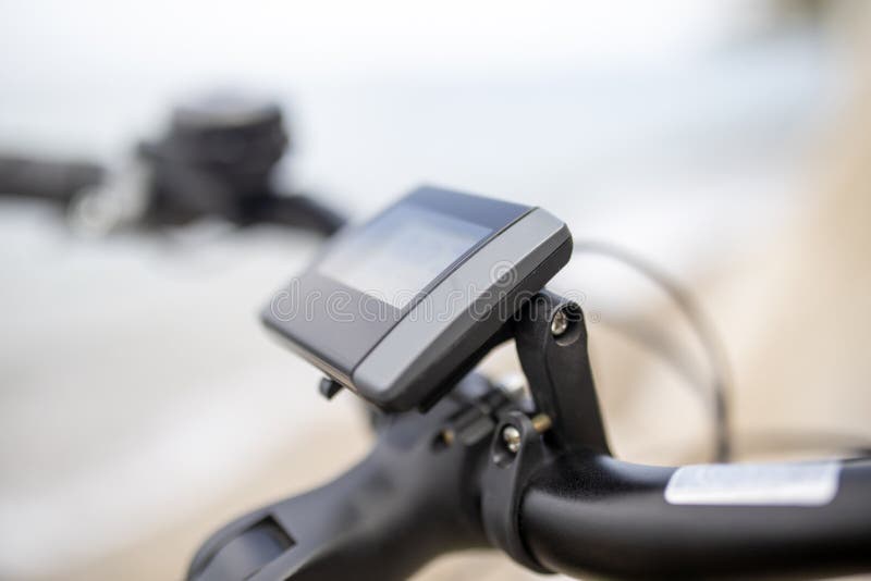 Vizualizare detaliată a bicicletei stock photography