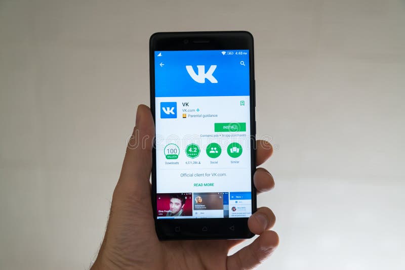 Aplicaciones para Android de VK.com en Google Play