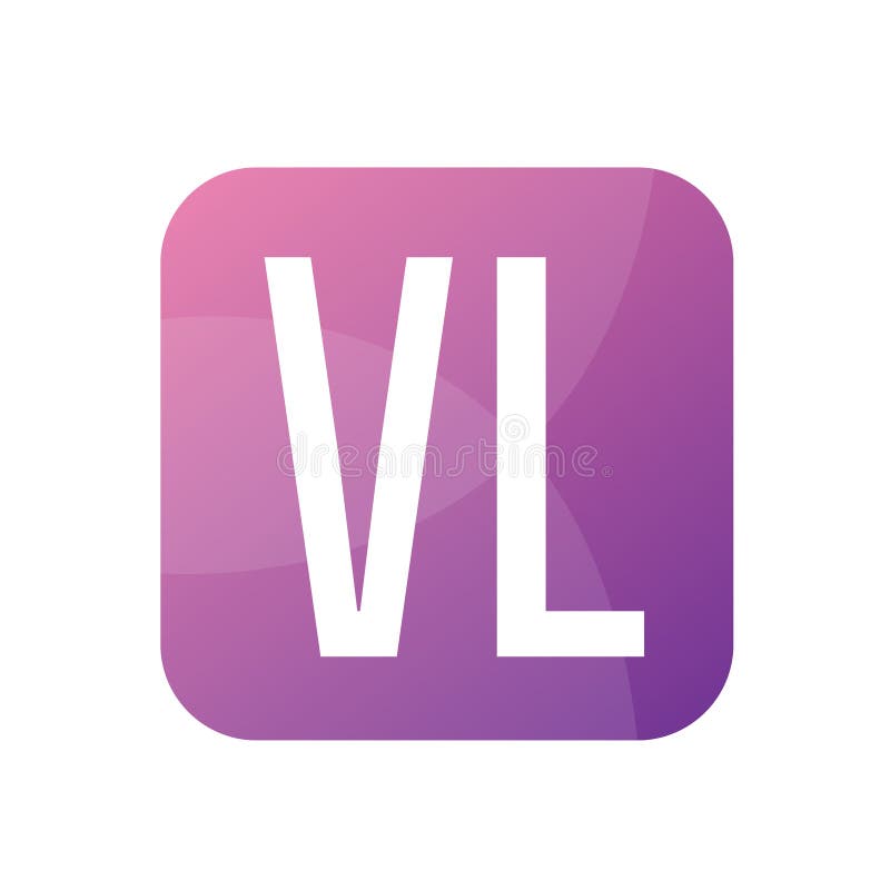 Letter VL Logo, Creative vl v&l Logo Icon Vector Image For Your