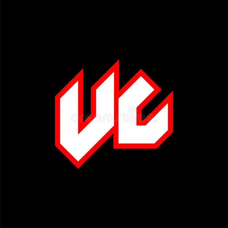 VL Modern Letter Logo Design With Red Swoosh And Dots. Royalty