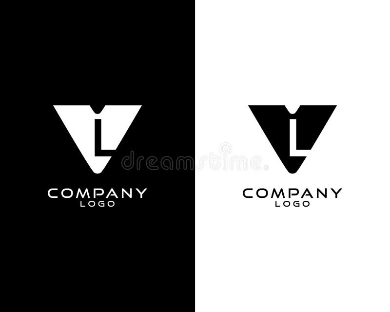 Initial LV letter Logo Design vector Template. Abstract Letter LV