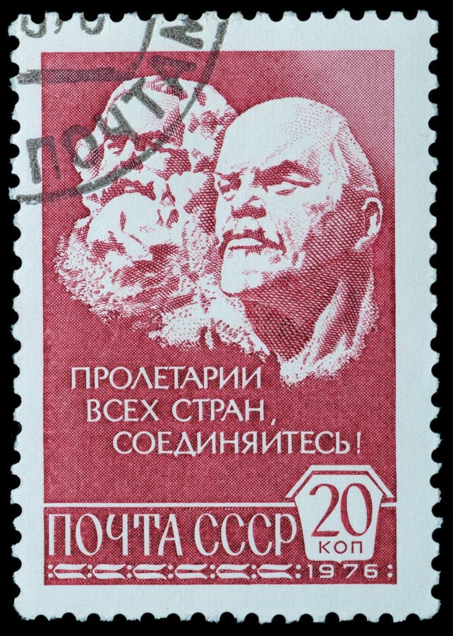 Vladimir Lenin y Karl Marx imagen de archivo editorial. Imagen de